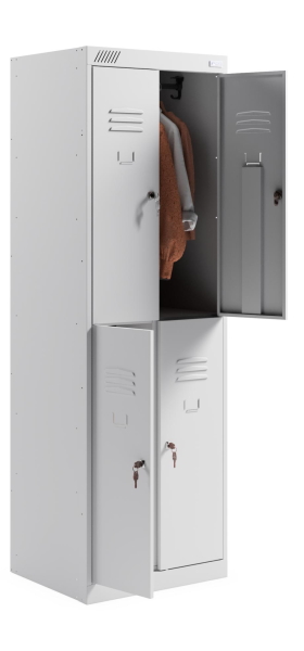 шкаф металлический для одежды