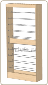 Стеллаж обойный двух сторонний
